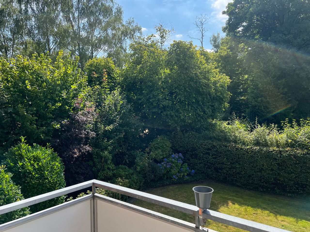 Ausblick vom Balkon