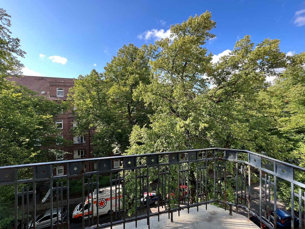 Westbalkon im 4. OG