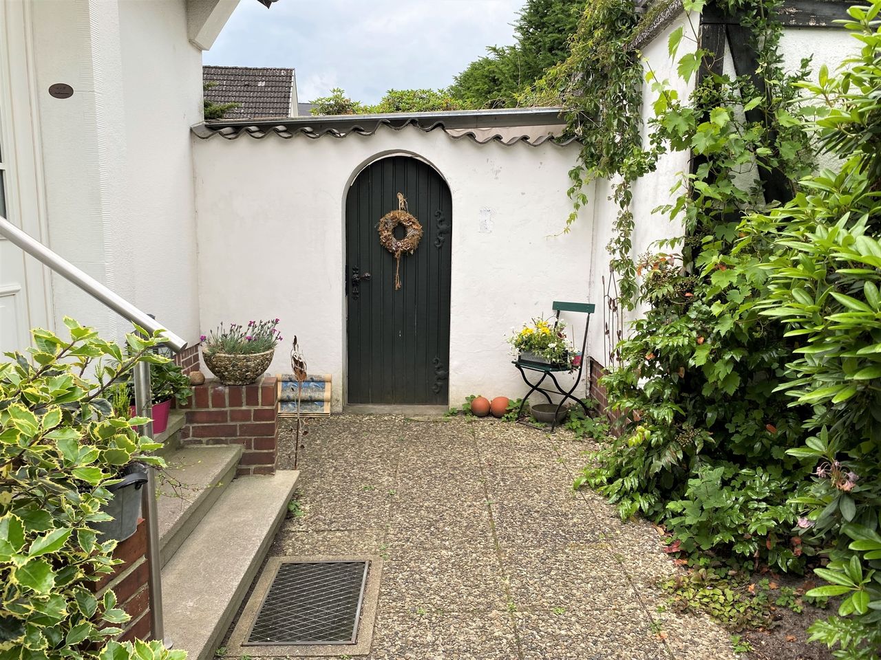 Weg zur Haustür