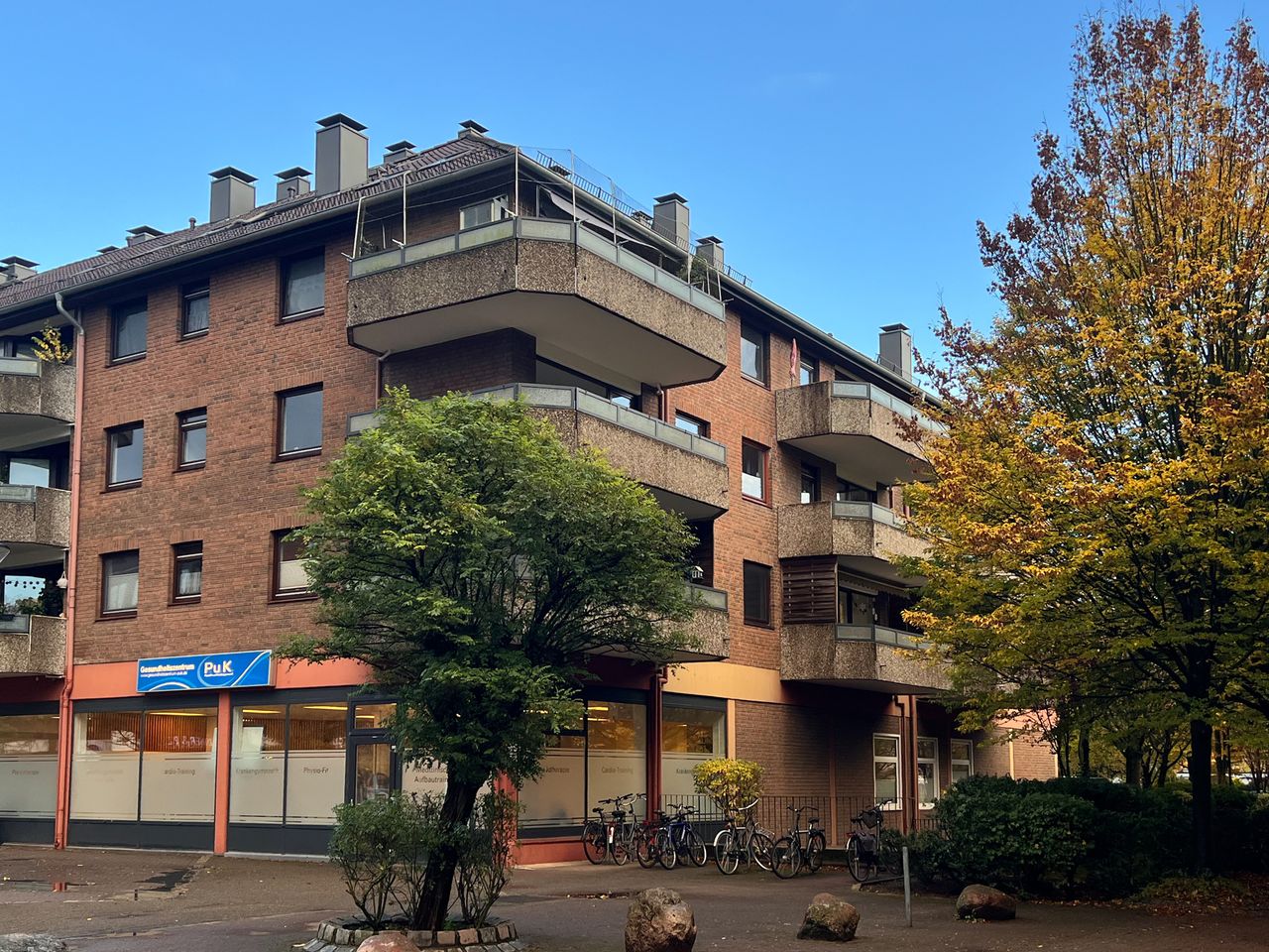 Ansicht von der Fußgängerzone