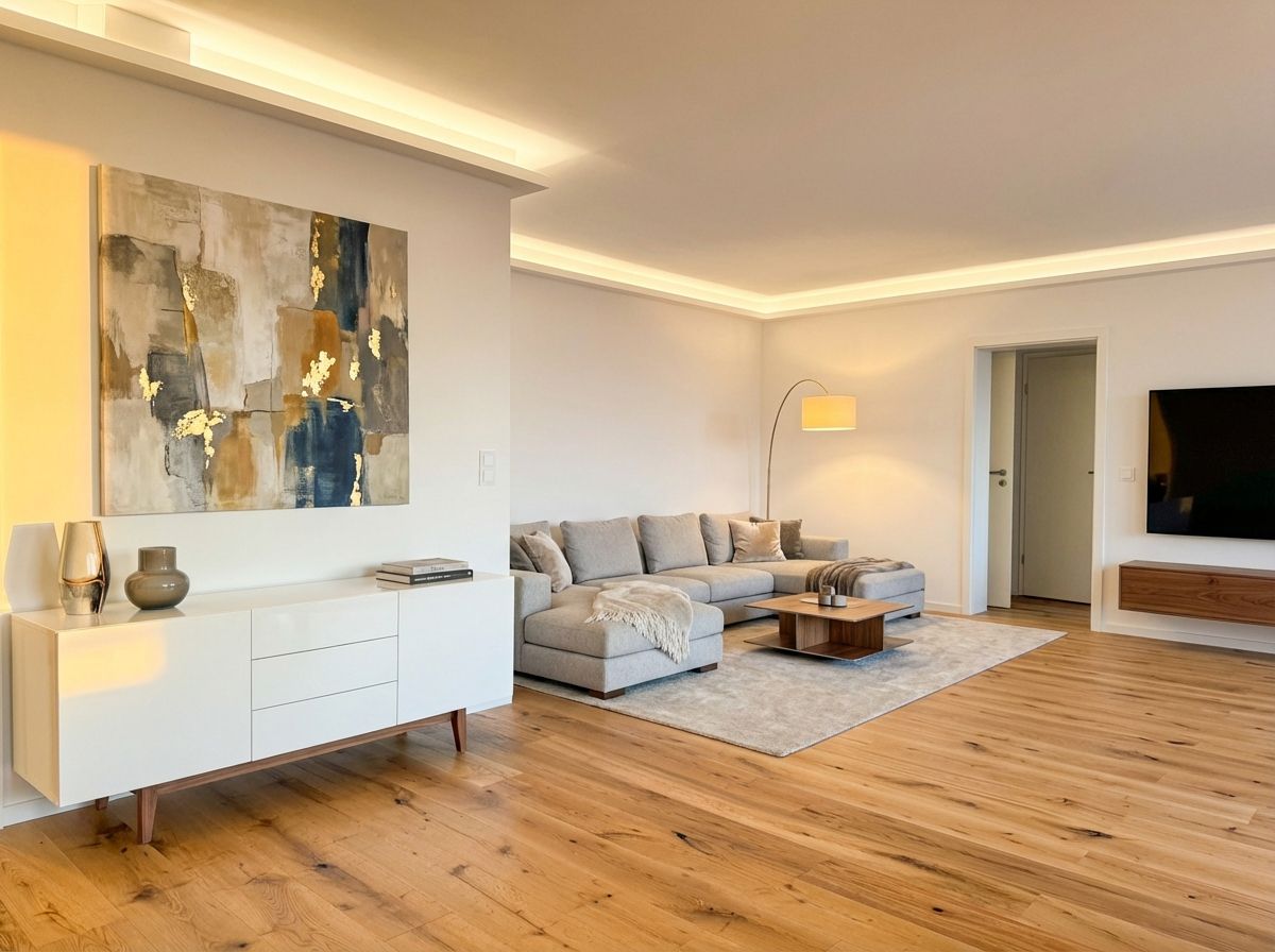 Modernes helles Wohnzimmer