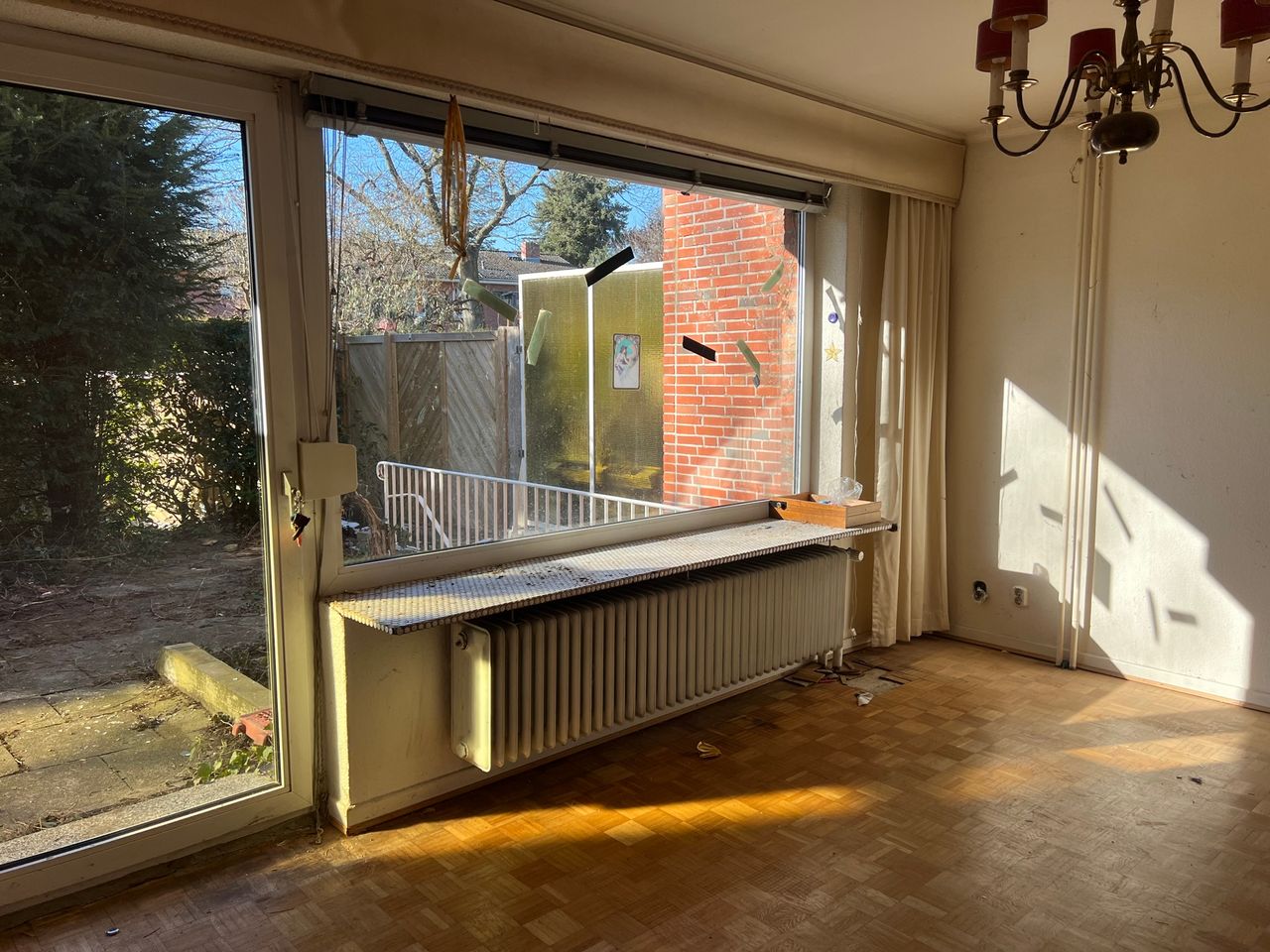 Helle Fensterfront