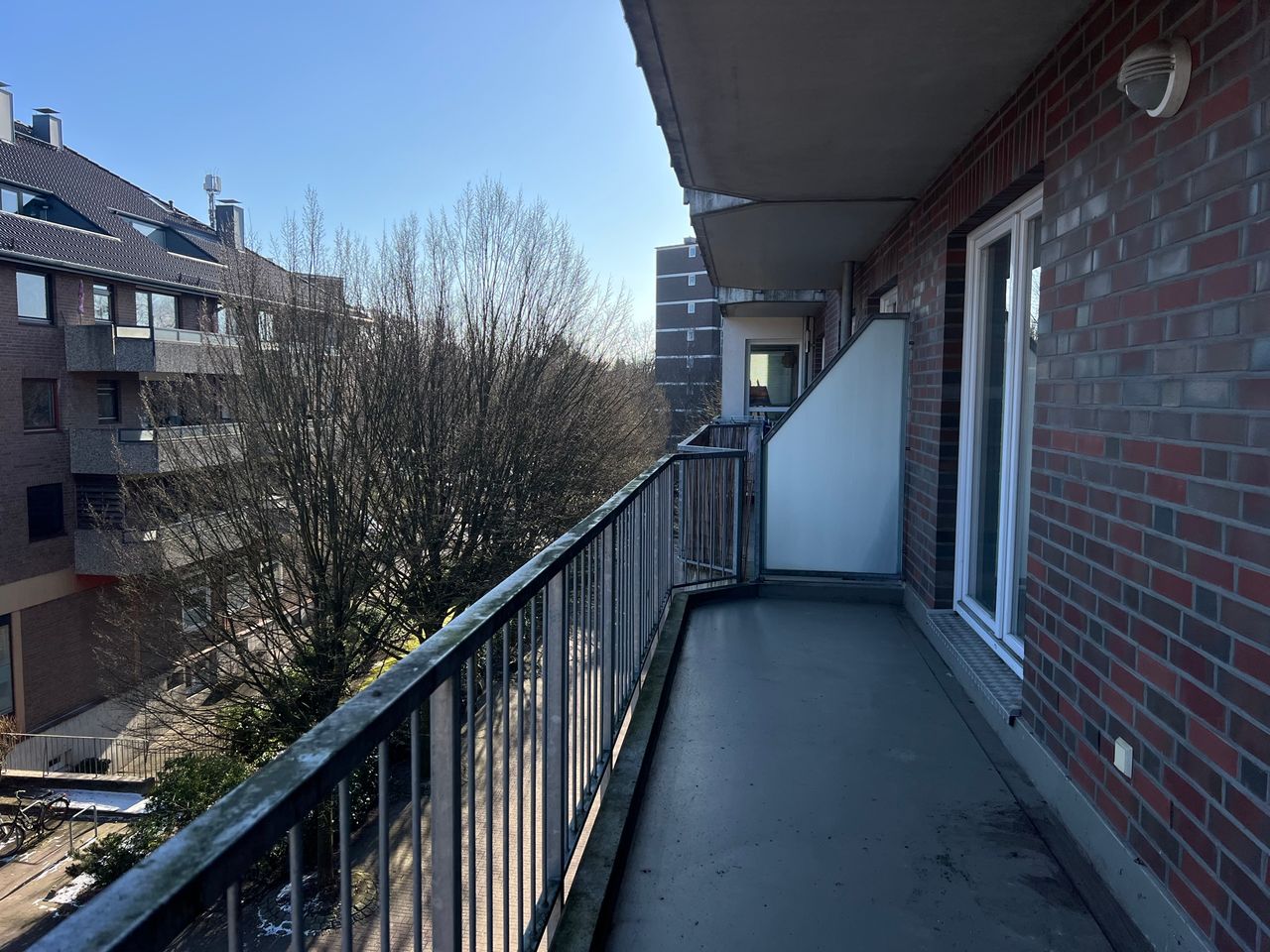 Großzügiger Balkon