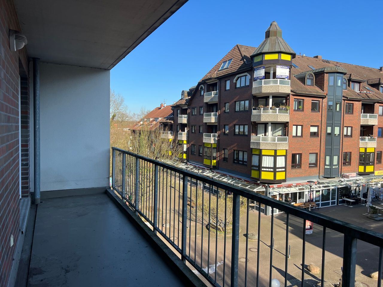 Blick vom Balkon
