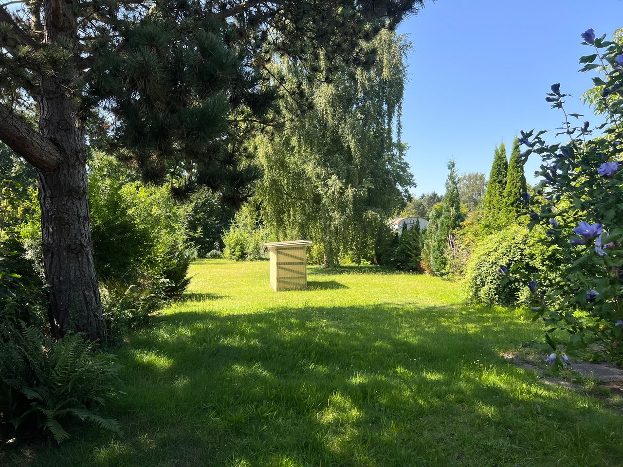 Platz für Hobbies und Gärtnern
