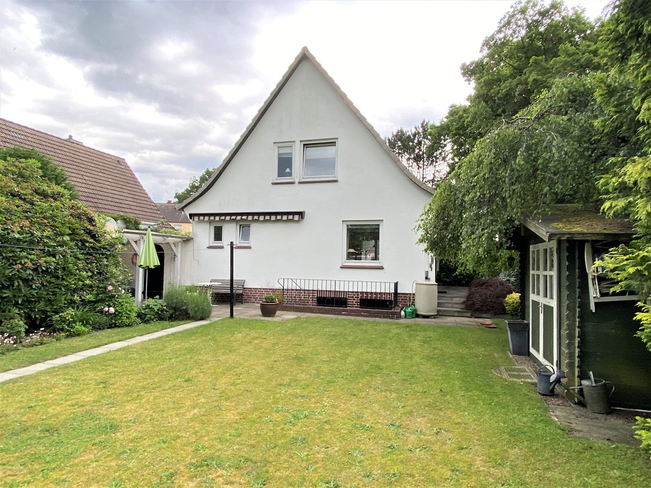 Westansicht des Hauses