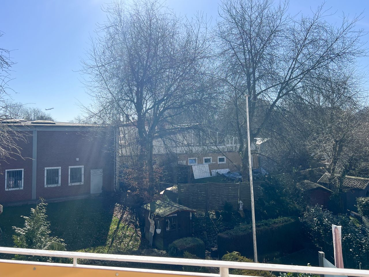 Blick vom Balkon