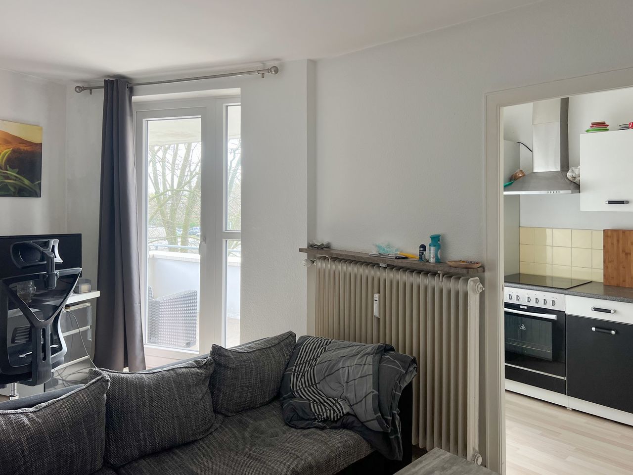 Balkon- und Küchenzugang