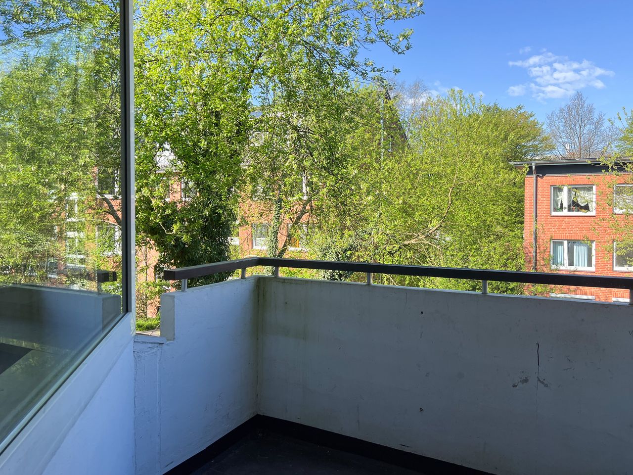 Balkon mit Blick ins Grüne