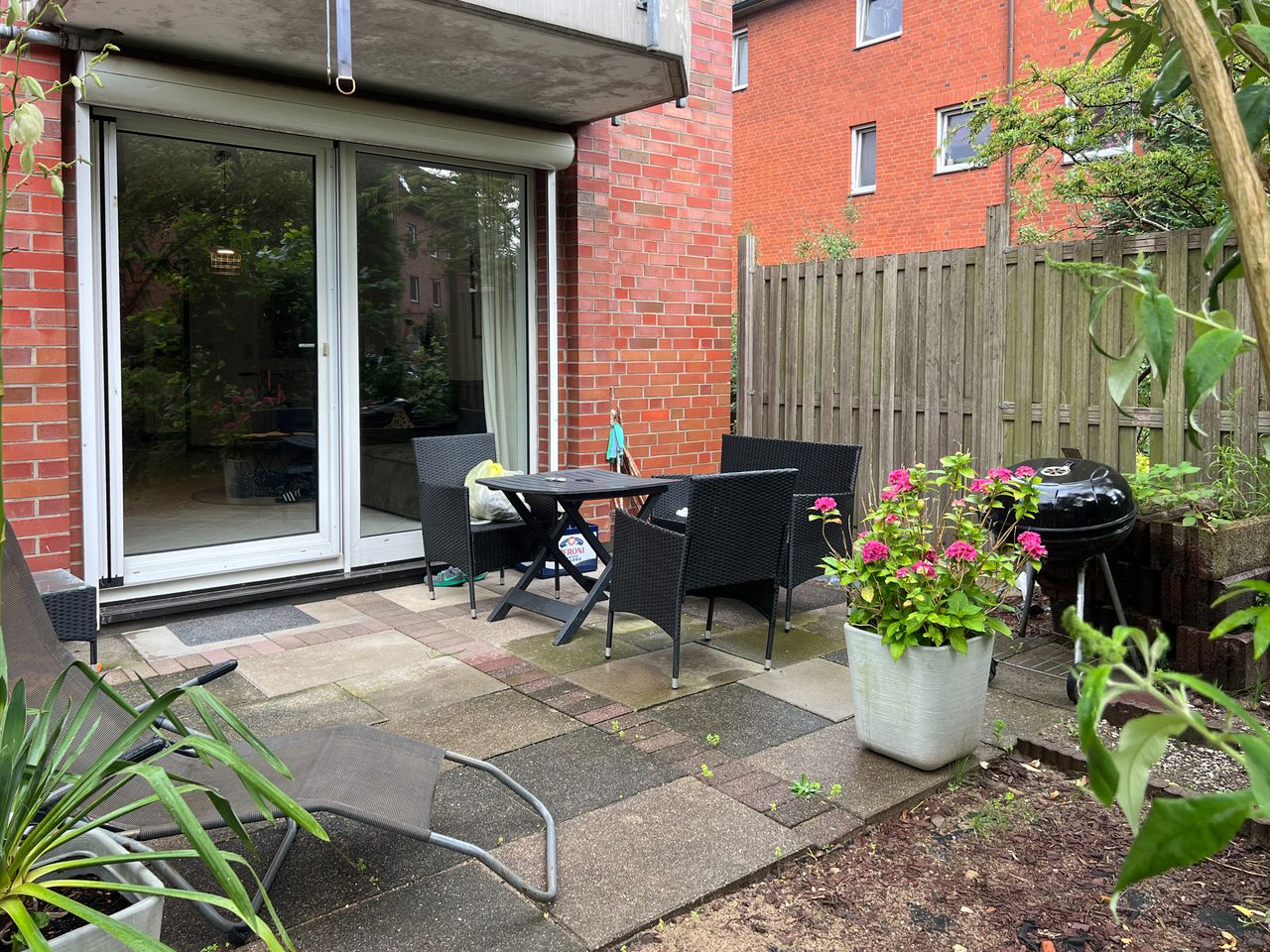 Geschützte Terrasse